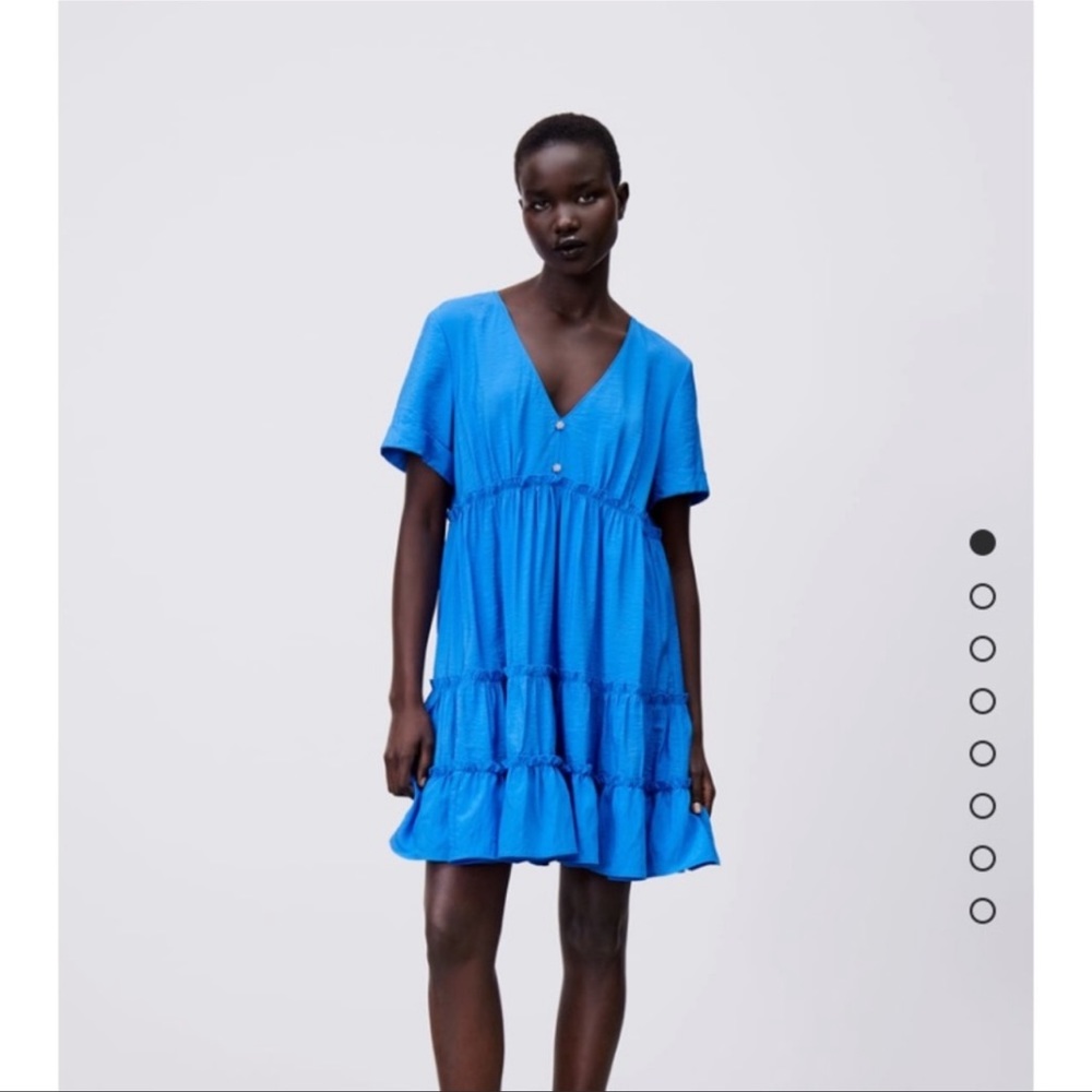 Zara ruffled dress